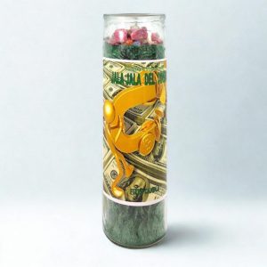 Attract for Money - Palm Wax Spiritual Intention Spell Candle (Green) 吸引金錢魔法蠟燭 {配合占卜服務}