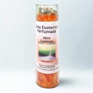 Road Opener - Palm Wax Spiritual Intention Spell Candle (Orange) 解除障礙魔法蠟燭 {配合占卜服務}