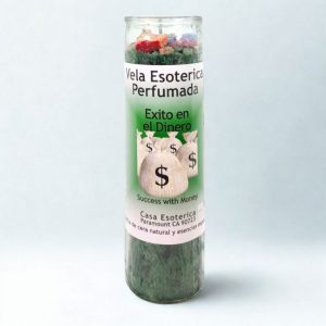 Success with Money - Palm Wax Spiritual Intention Spell Candle (Green) 改善財富魔法蠟燭 {配合占卜服務}